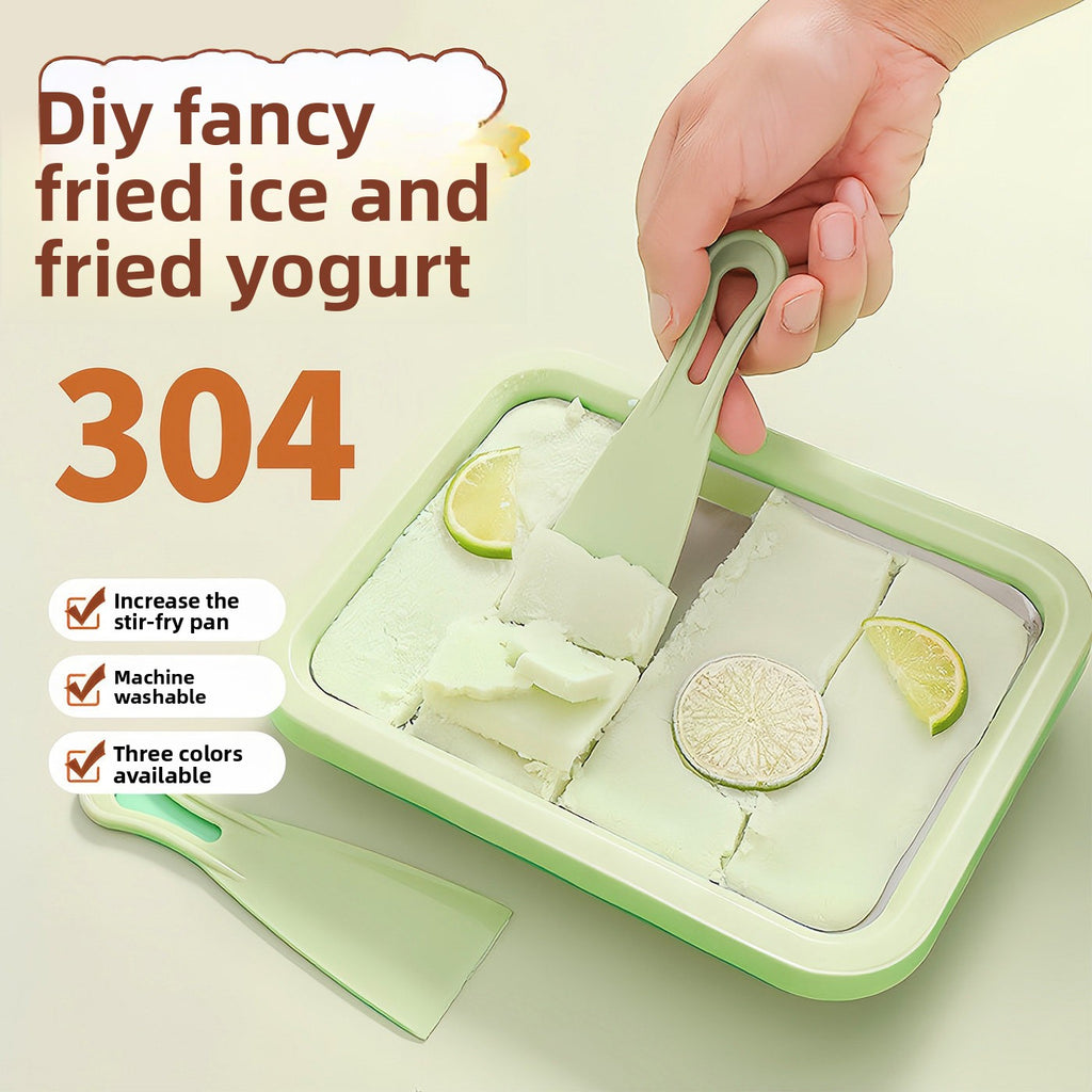 Mini DIY Manual Ice Cream and Yogurt Maker for Home