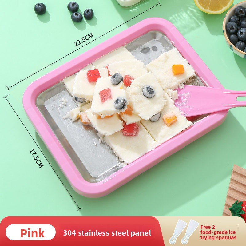 Mini DIY Manual Ice Cream and Yogurt Maker for Home